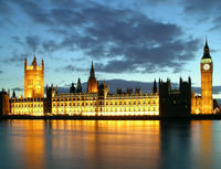 London - Big Ben och Parlamentet